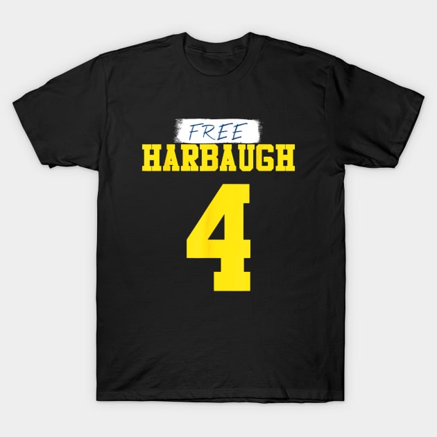 Free Harbaugh Shirt For Men Women T-Shirt by Bearlyguyart